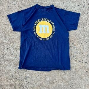 M&Co. Men's Navy and Blue T-shirt